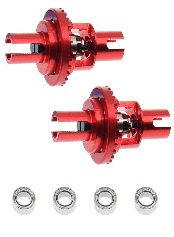 Treehobby 2PCS Metal Ball Differential Gear Compatible with WLtoys 1/28 K989 K969 K979 K999 P929 P939 RC Car Upgrades Parts(Red) - Image 3